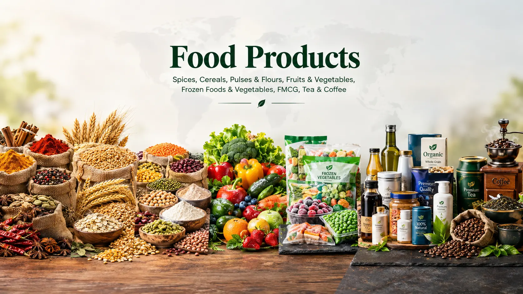 Food products sourced from India